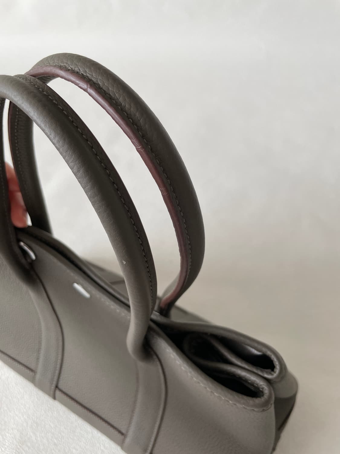 Pre owned 레더 토트백 상품이미지4