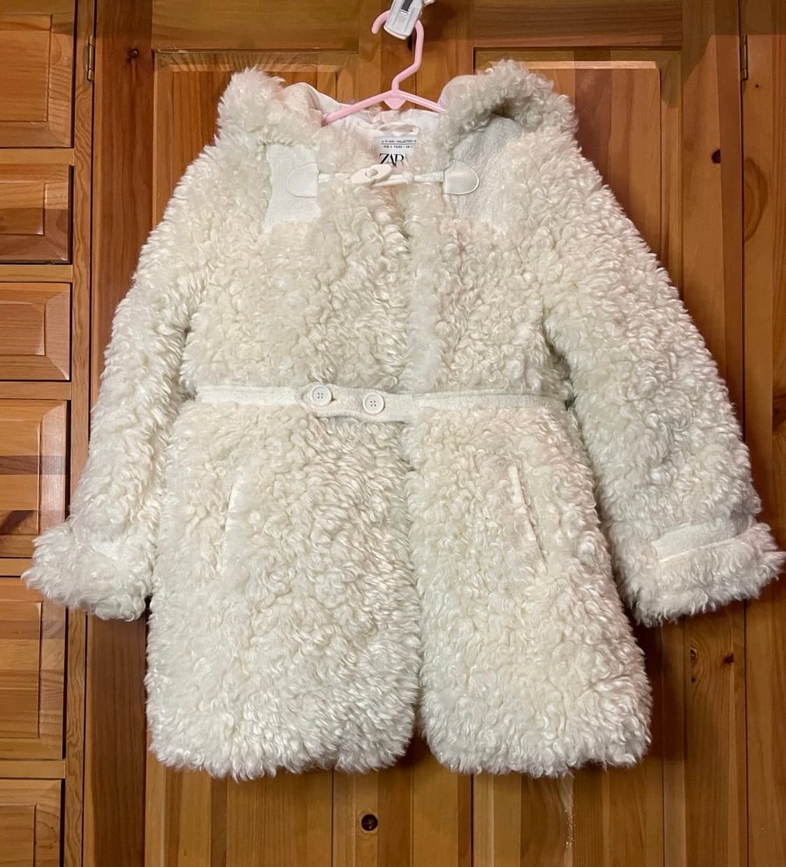 ZARA 자라 뽀글이 테디베어 여성 후드 코트 자켓 55 상품이미지1