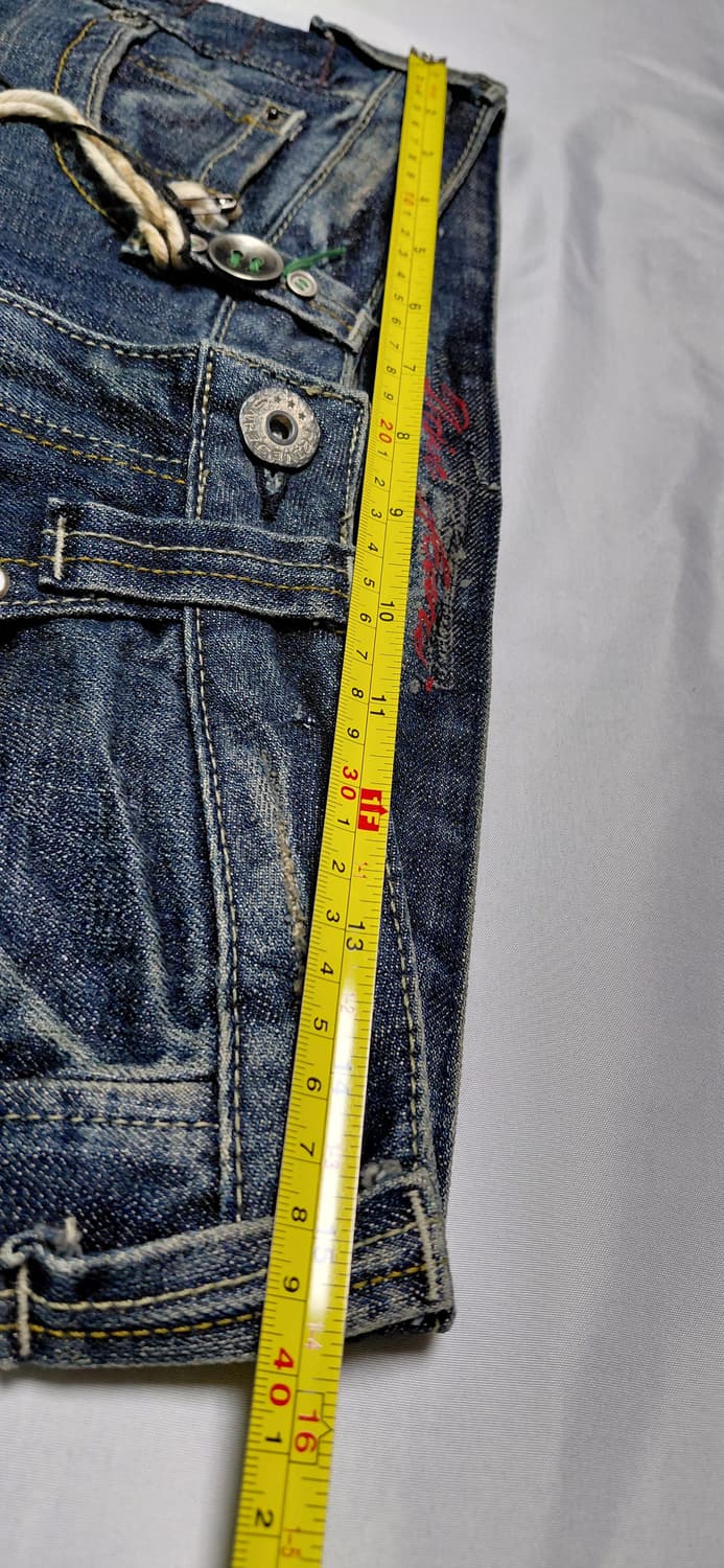 DRIVE JEANS 로우라이즈 데미지 청바지 26 (새상품) 상품이미지7