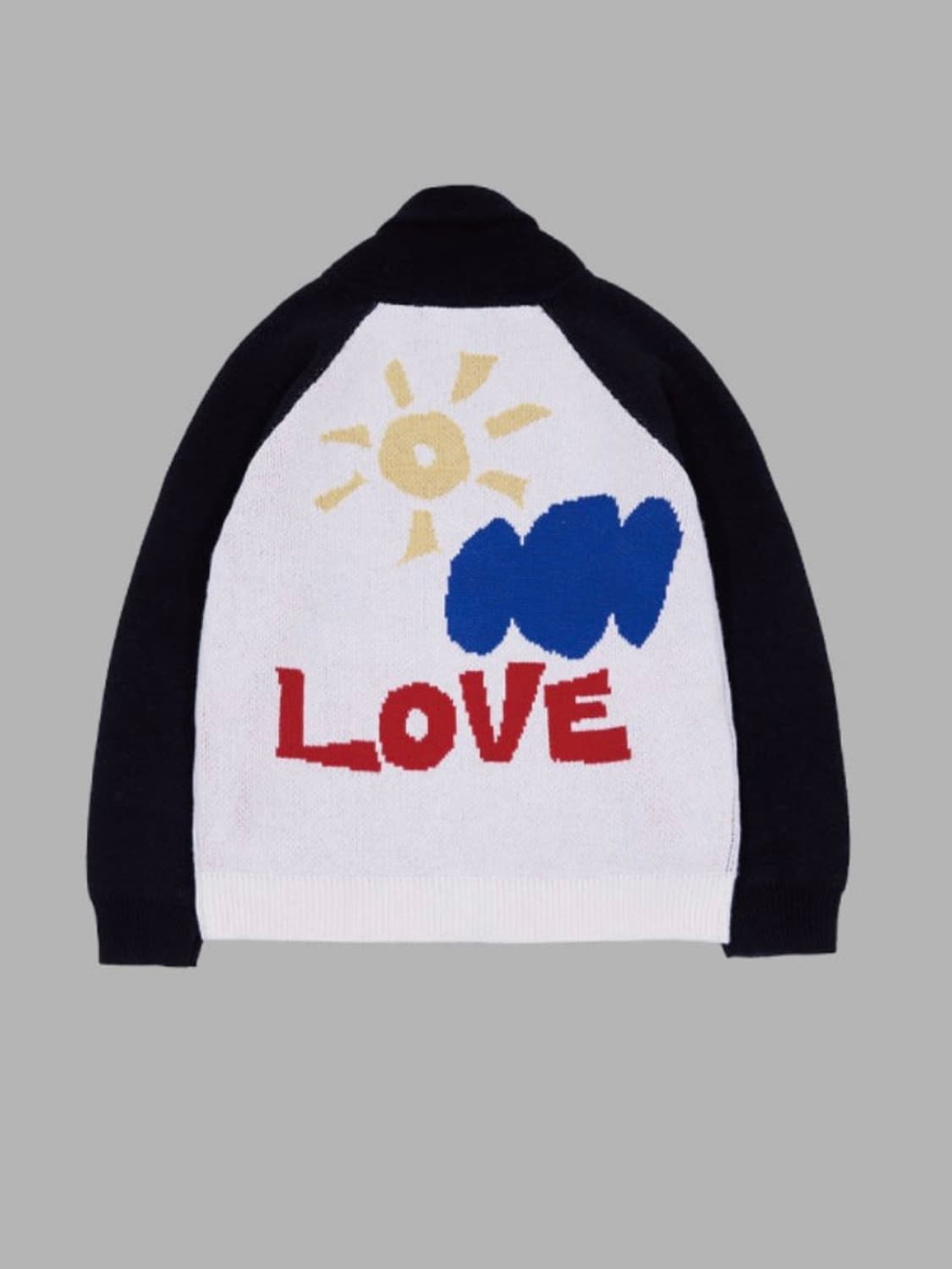 더뮤지엄비지터 자카드 니트 집업 상품이미지2