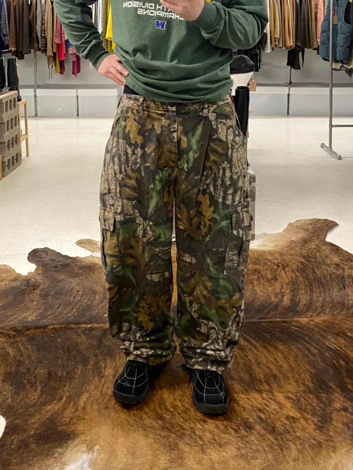 90's JERZEES Outdoors real tree cargo  상품이미지1