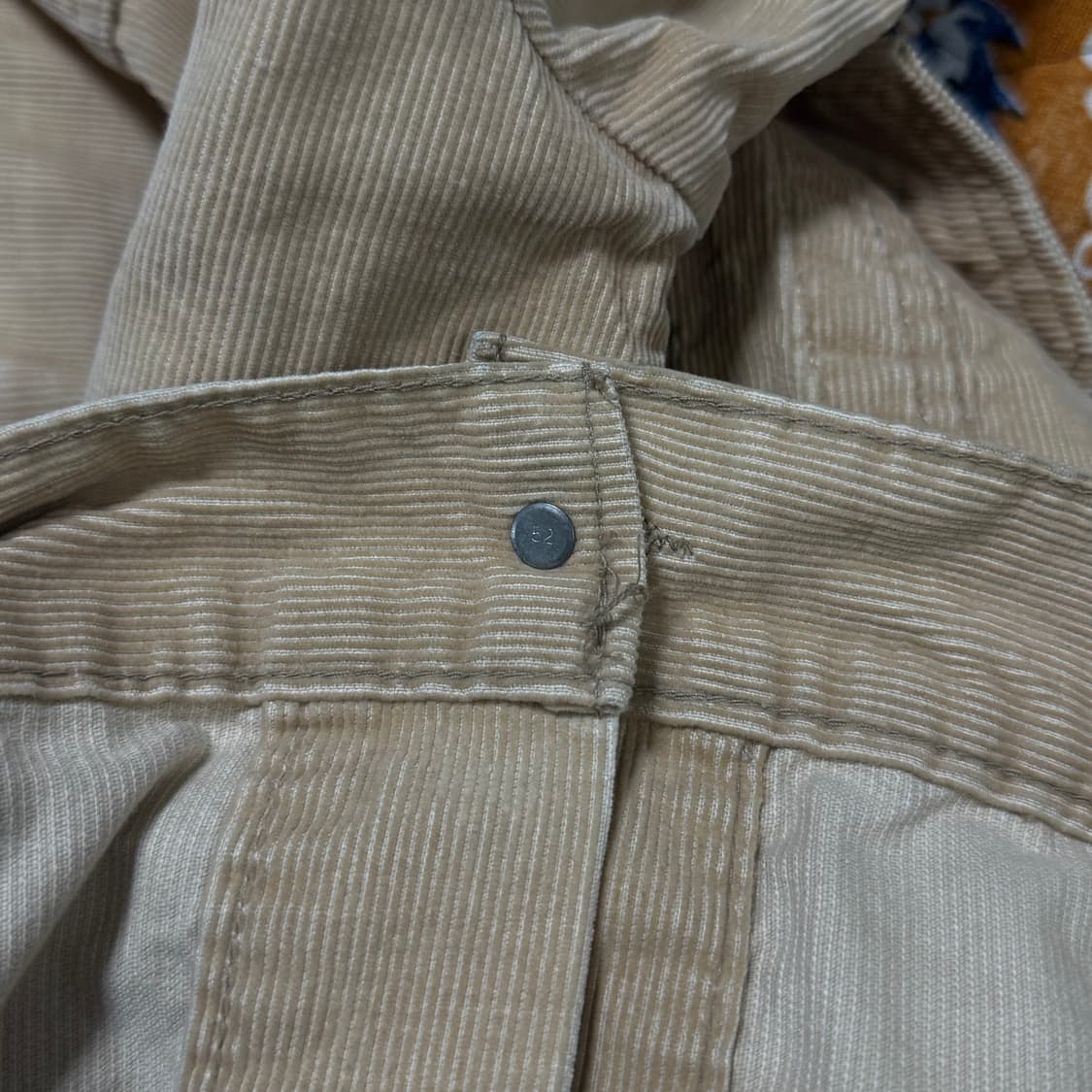 빈티지 70s USA 리바이스 코듀로이 자켓 베이지 상품이미지3