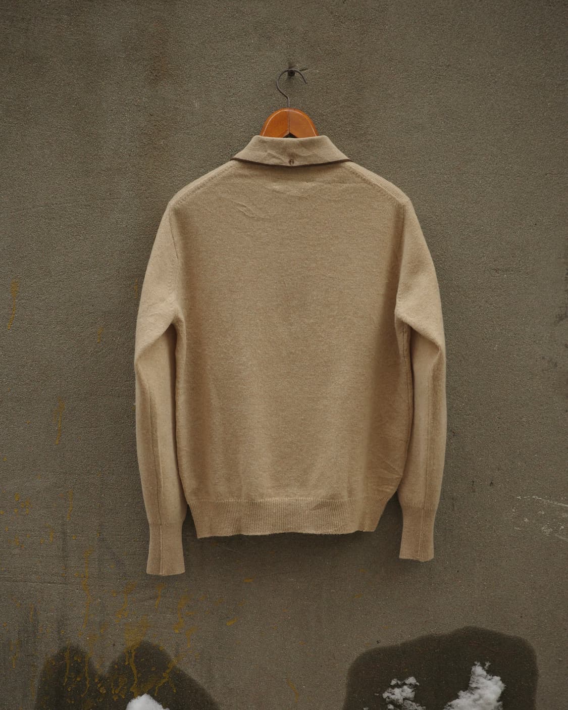 70‘s brentwood 대거카라 니트 폴로셔츠 상품이미지4