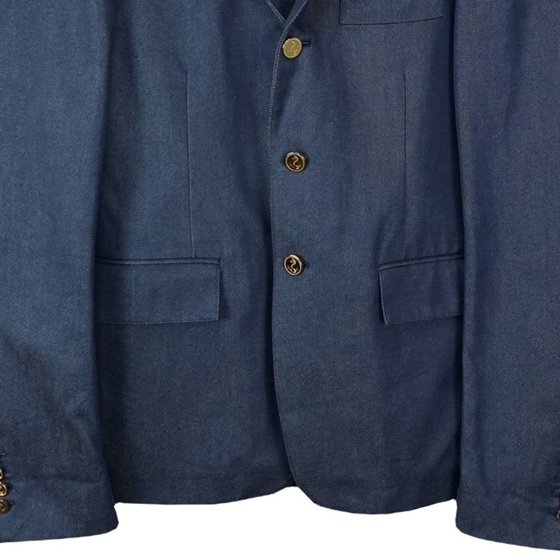 [톰브라운] 슬림핏 데님 블레이저 자켓 P01621 상품이미지5