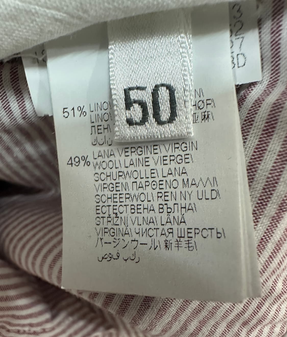 브루넬로 쿠치넬리 린넨 블렌드 버진울 팬츠 레저핏 슬랙스 상품이미지8