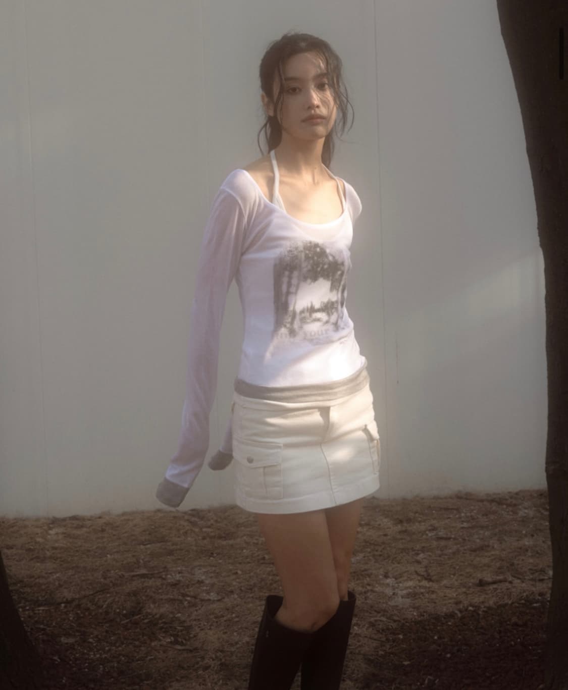 애즈온 forest layered T  상품이미지1