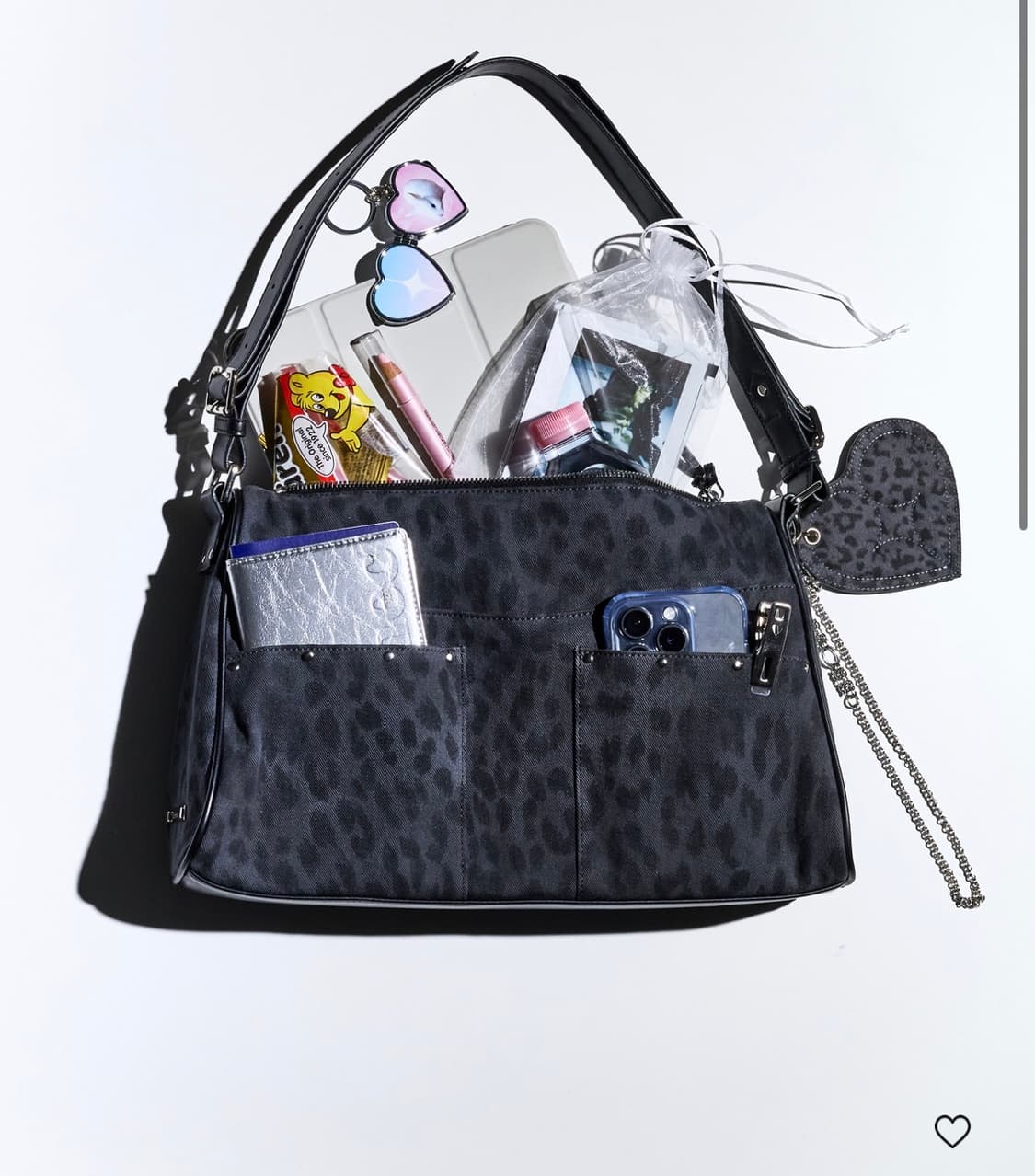 페넥 BASH BAG 숄더백 레오파드 블랙 가방 상품이미지2