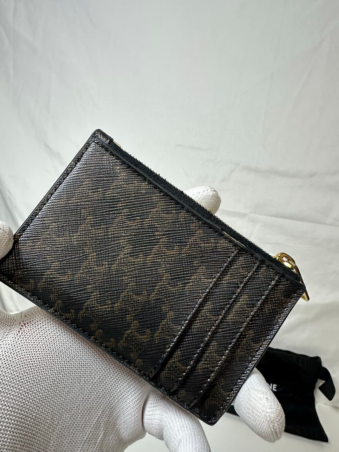 셀린느 트리옹프 캔버스 카드지갑 (OS) 상품이미지4