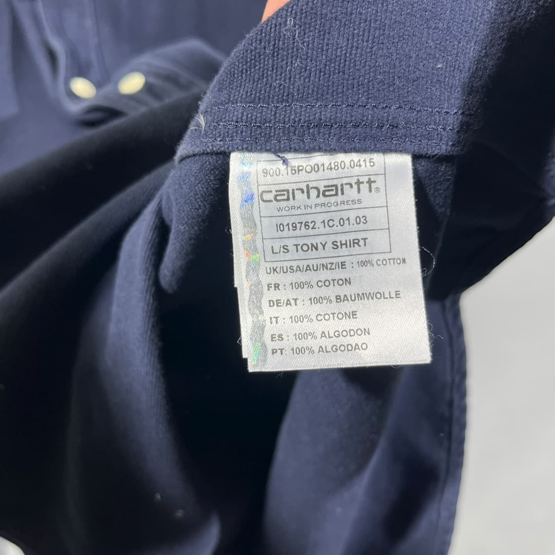 [Carhartt Wip] 칼하트윕 L/S TONY 옥스포드 셔츠 상품이미지5