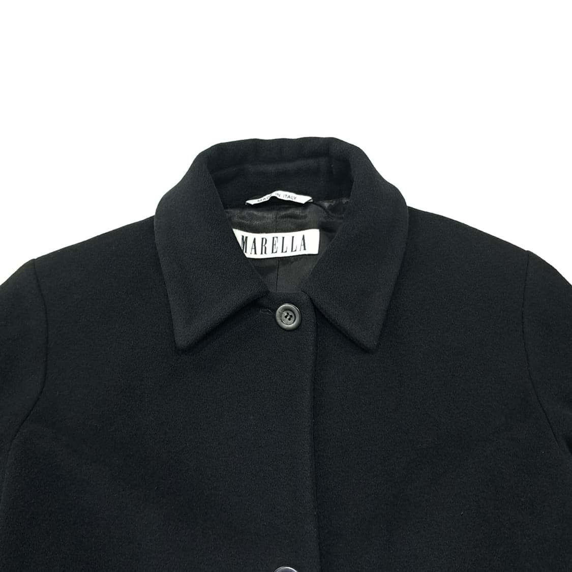 CL088 M 마렐라 이태리판 버진 울 앙고라 블렌드 하프 코트 상품이미지2