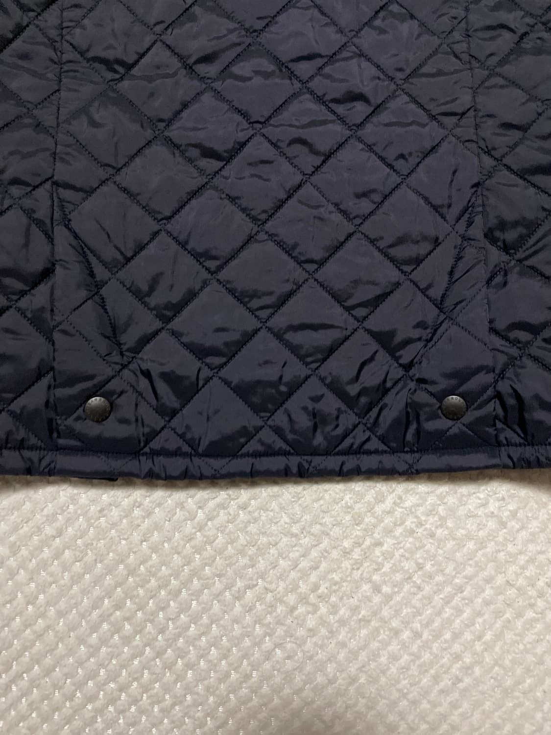 바버(Barbour) 헤리티지 리더스데일 퀼팅 자켓 네이비(클리닝O) 상품이미지8
