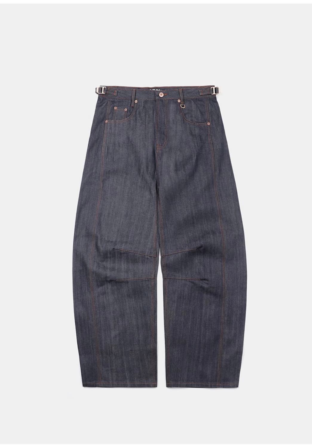 배드블러드 찰리 셀바지 배럴 진 인디고 상품이미지1