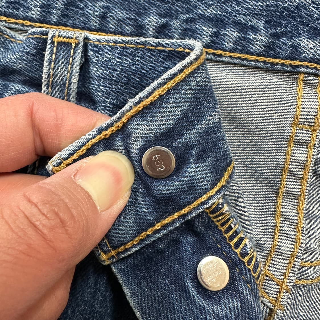 Early 00s 리바이스 501 블루 진 데님 팬츠 36 상품이미지8