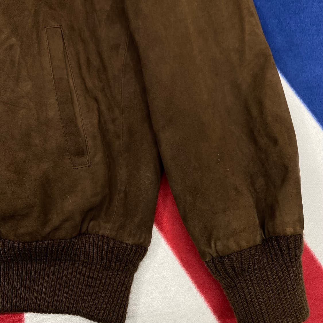 빈티지 양가죽 스웨이드 자켓 50 실측 L  상품이미지6