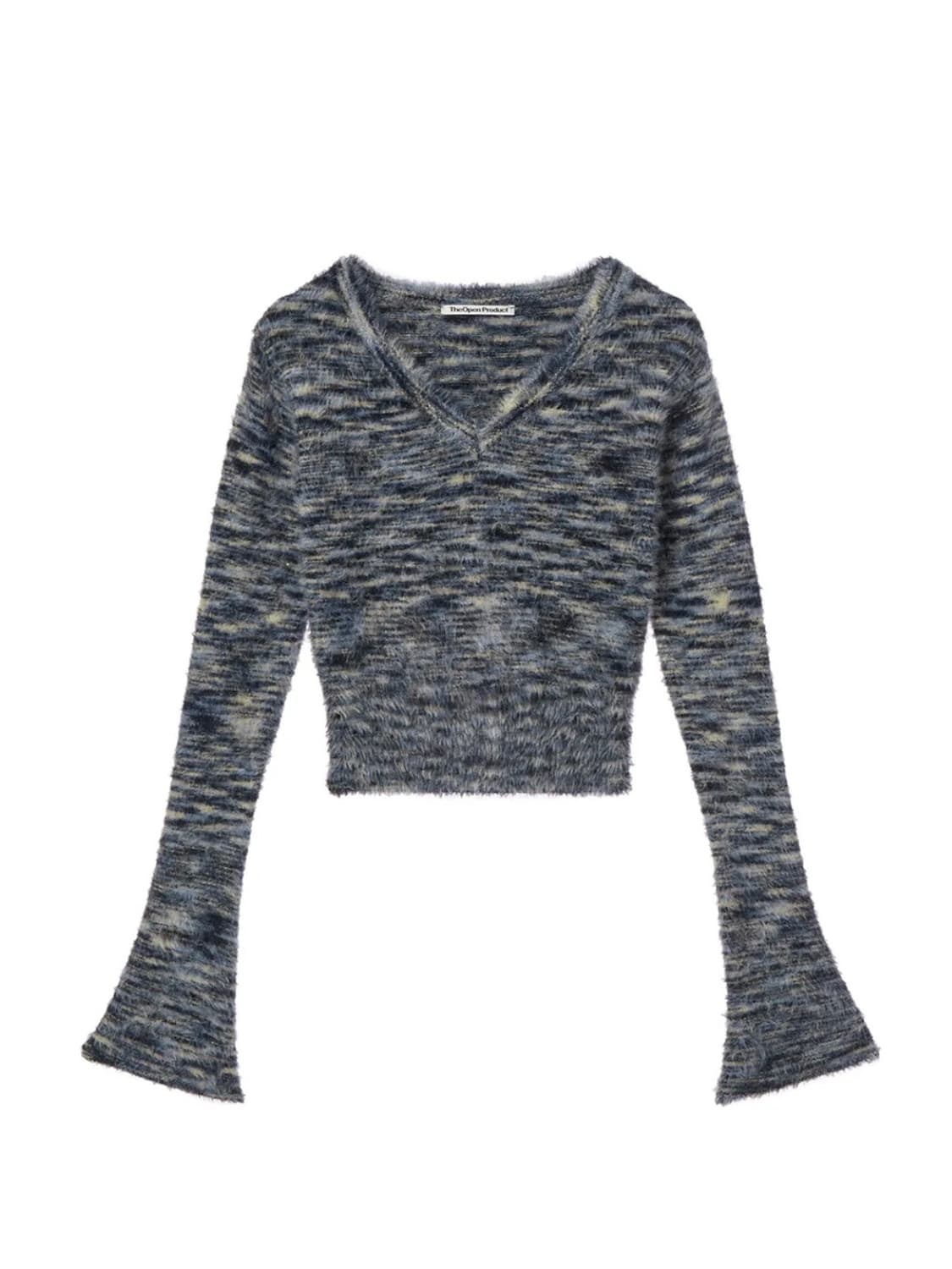 [새상품] 더오픈프로덕트 블렌디드 크롭 니트 (오픈와이와이) 상품이미지1
