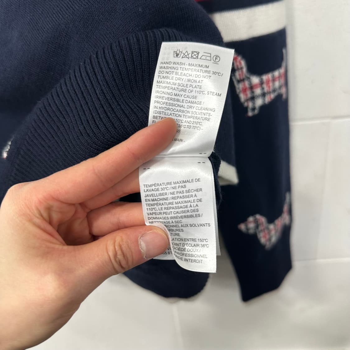 톰브라운 4바 헥터 풀오버 울니트 상품이미지5