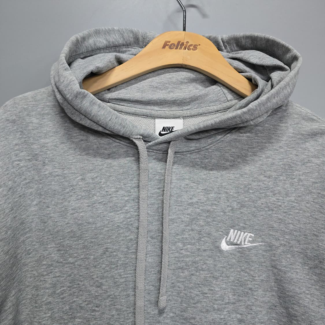 나이키(NIKE) 스몰로고 후드티 그레이 95 상품이미지2