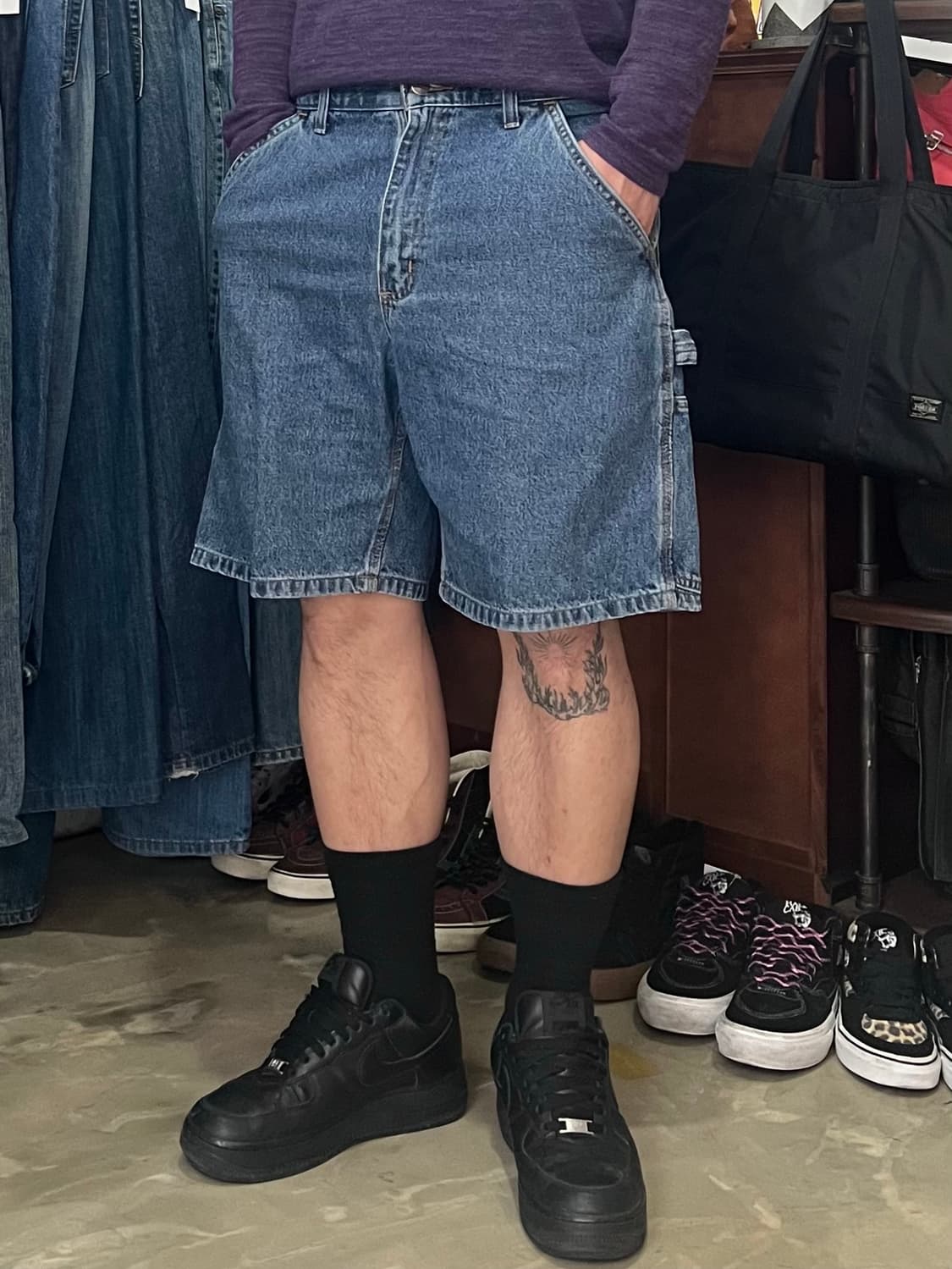 Carhartt 카펜터 데님 숏팬츠 32 상품이미지1