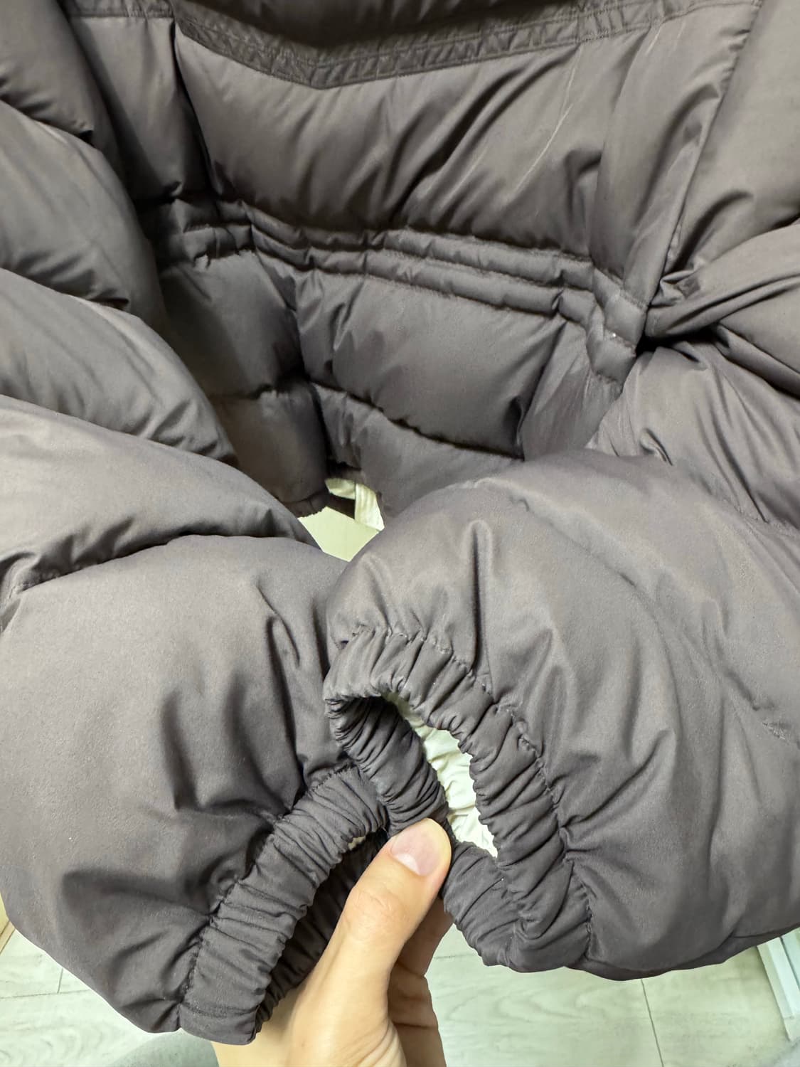 엘무드 켄다 크롭 푸퍼 코코아 브라운 48 상품이미지7