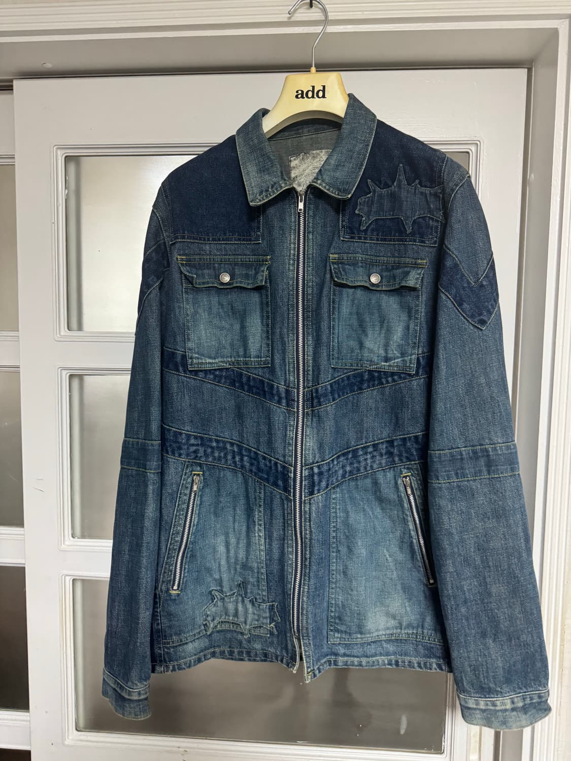 언더커버 01AW davf 데님 자켓 상품이미지1