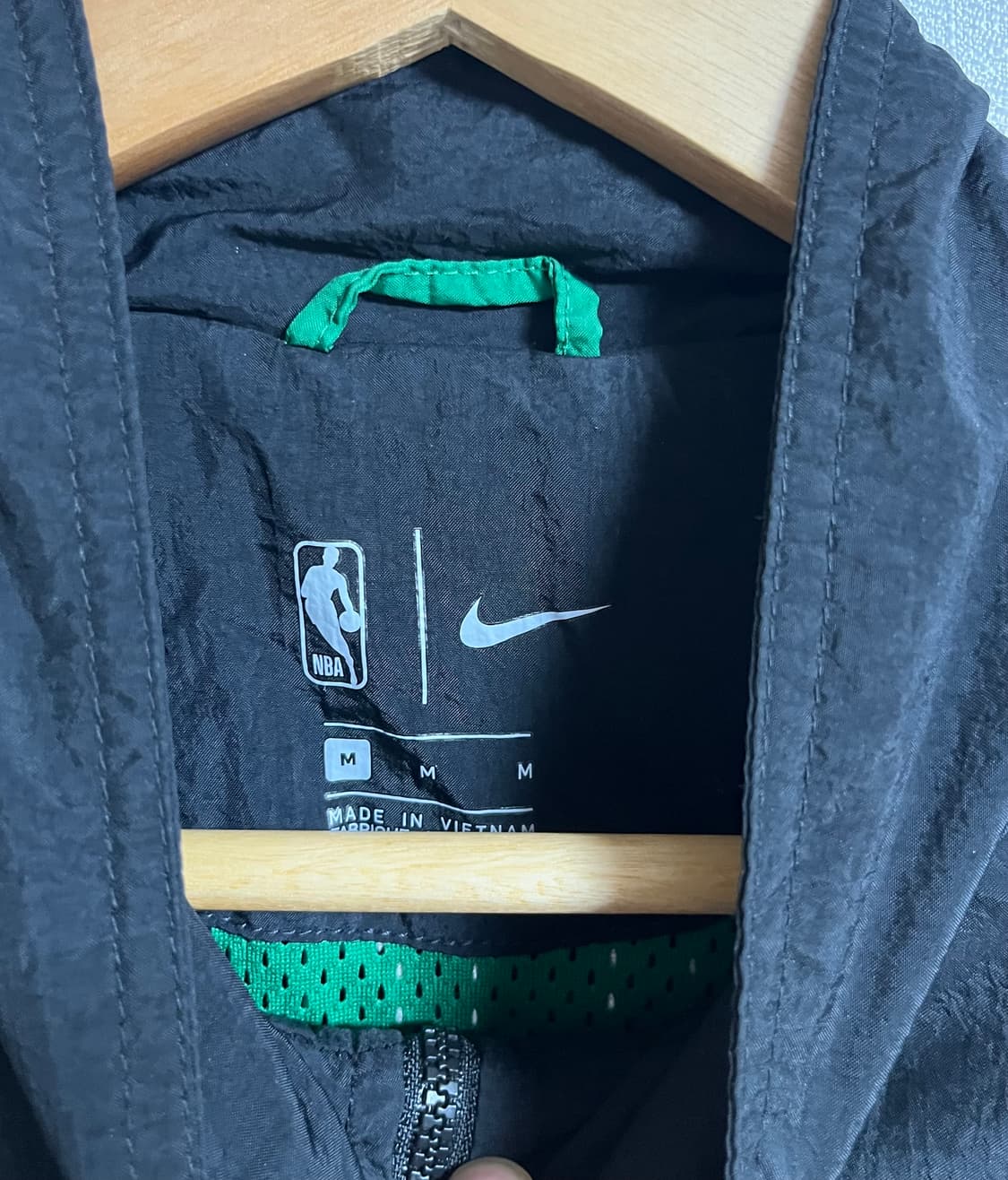 나이키 보스턴 셀틱스 오버핏 바람막이 점퍼 자켓 M 상품이미지6