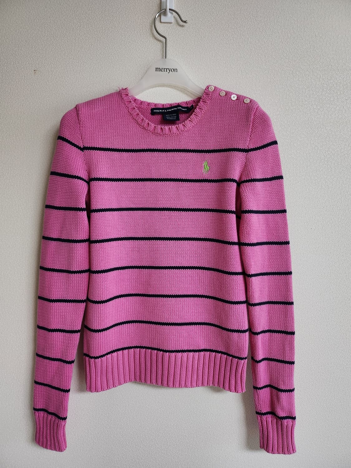 폴로 스포츠 라운드니트 (XS 상품이미지1