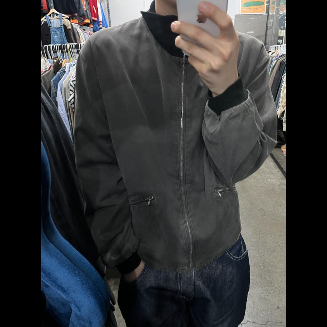 아네스베 옴므 블루종 자켓 Made in FRANCE 상품이미지4