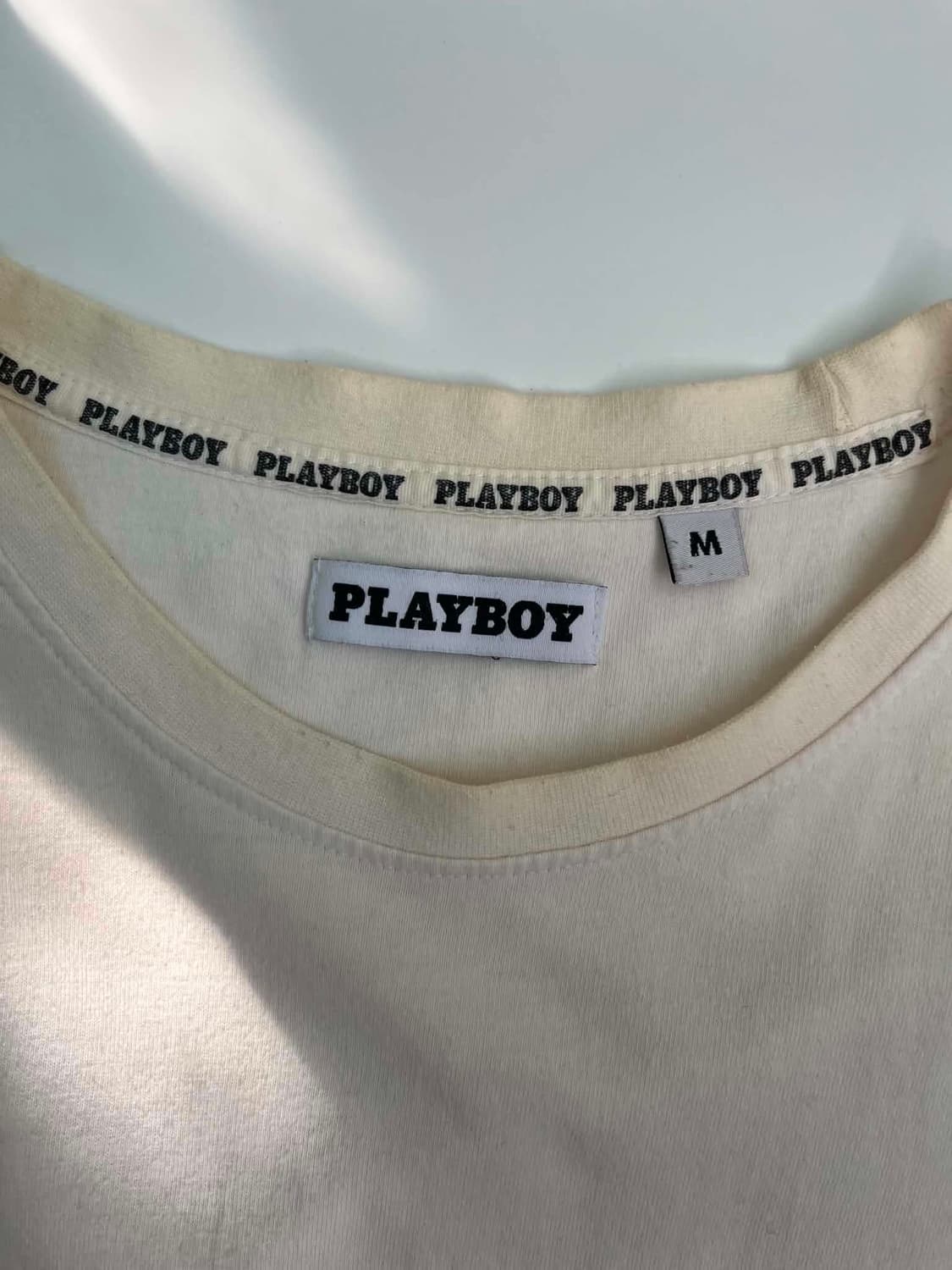 [M] Playboy 플레이보이 USA 버니 로고 반팔 티셔츠 상품이미지4