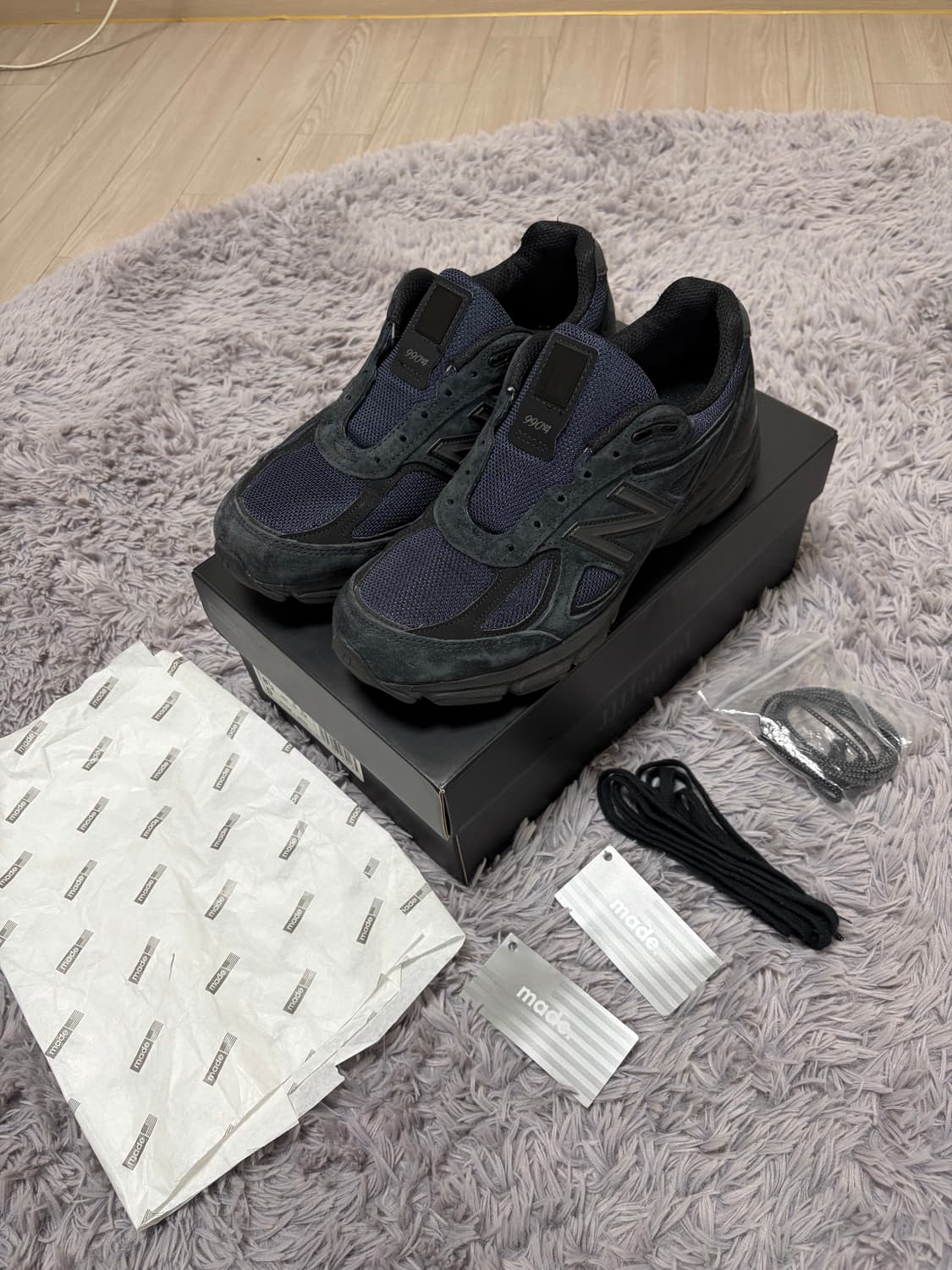 뉴발란스990v3 JJJJound 네이비 265사이즈 상품이미지1