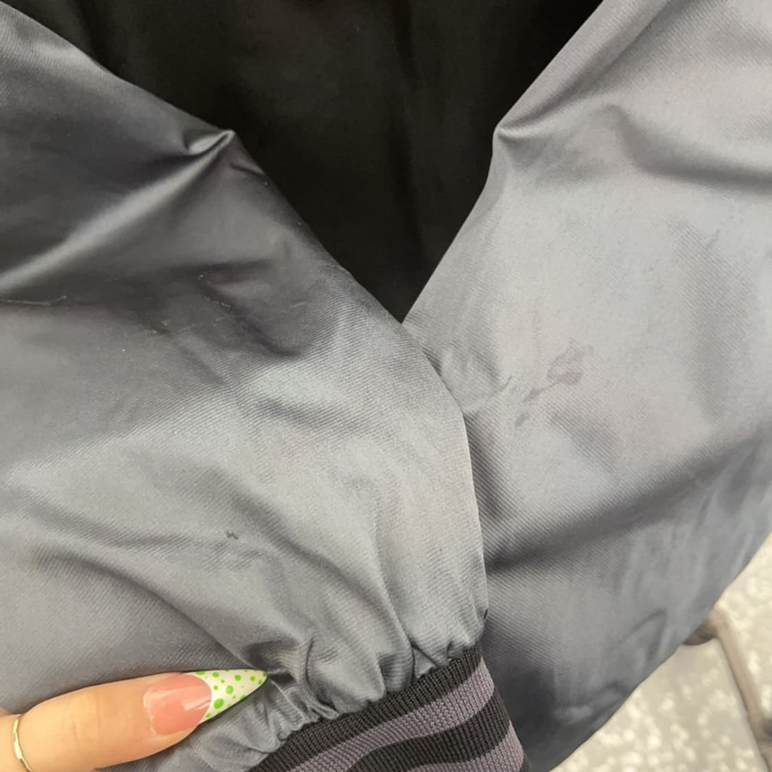 칼 카니 올드스쿨 레트로 빈티지 Y2K 바시티 자켓 L C09154 상품이미지7