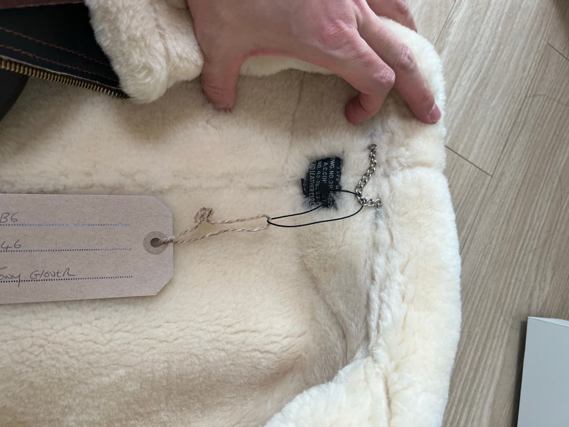 에어로레더 b-6 b6 46사이즈 새상품 상품이미지6