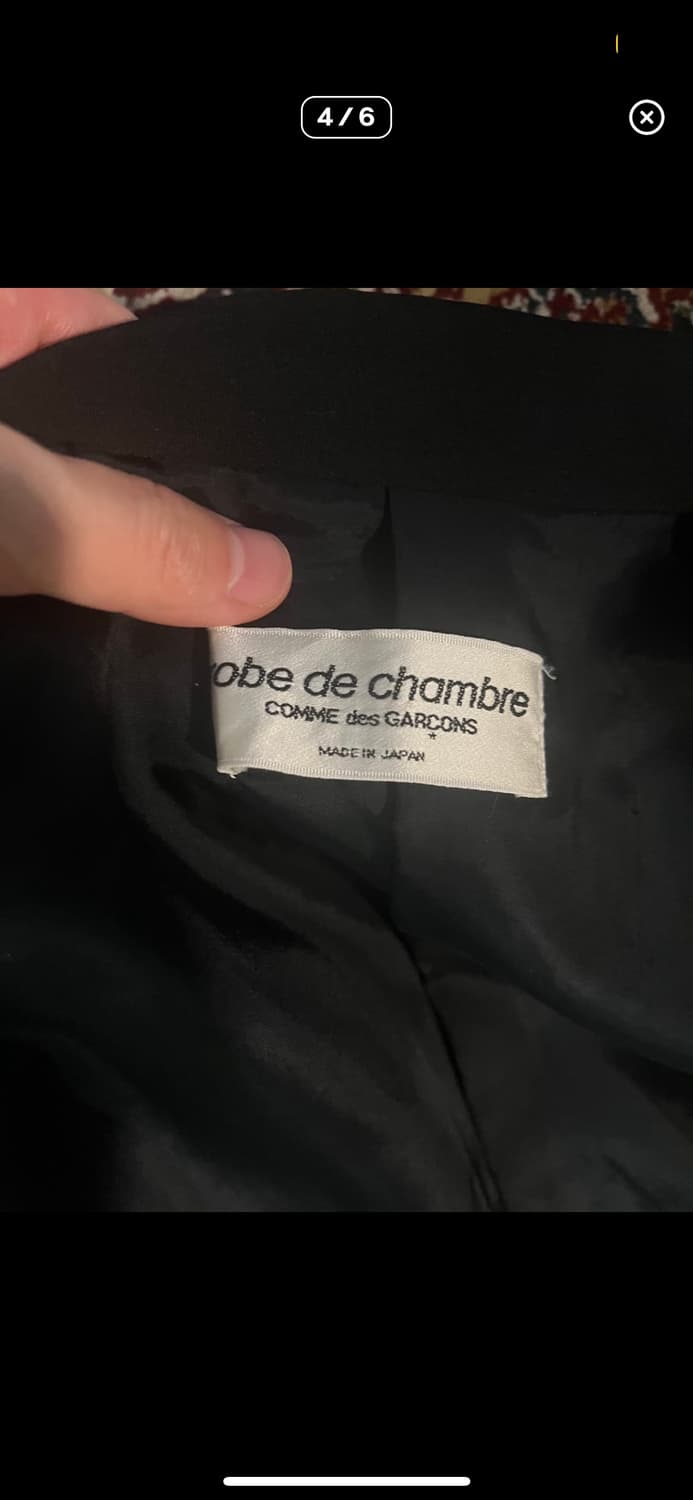 Comme des garcons 테일러드 스탠카라 코트 자켓 상품이미지5