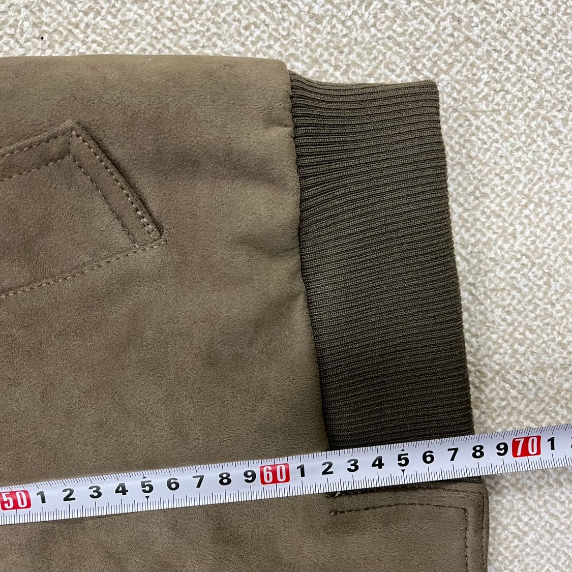 L 자라 라펠 카라넥 스웨이드 자켓 0209M1 상품이미지5