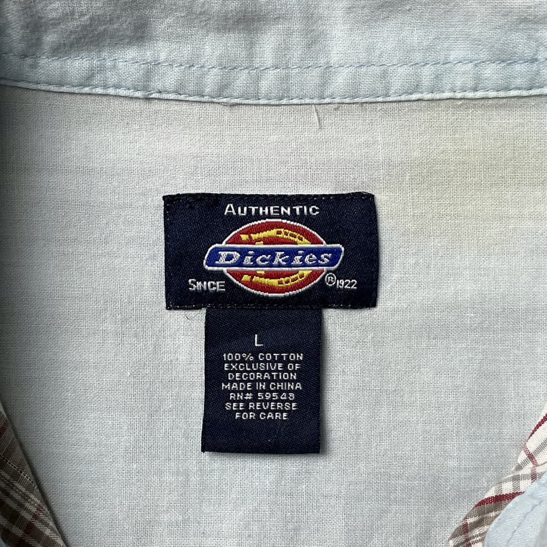 DICKIES 디키즈 빈티지 체크 반팔 워크셔츠 A01129 상품이미지10