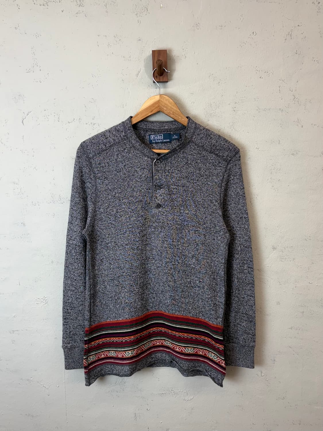 폴로랄프로렌 아즈텍 스트라이프 헨리넥 긴팔티 상품이미지1