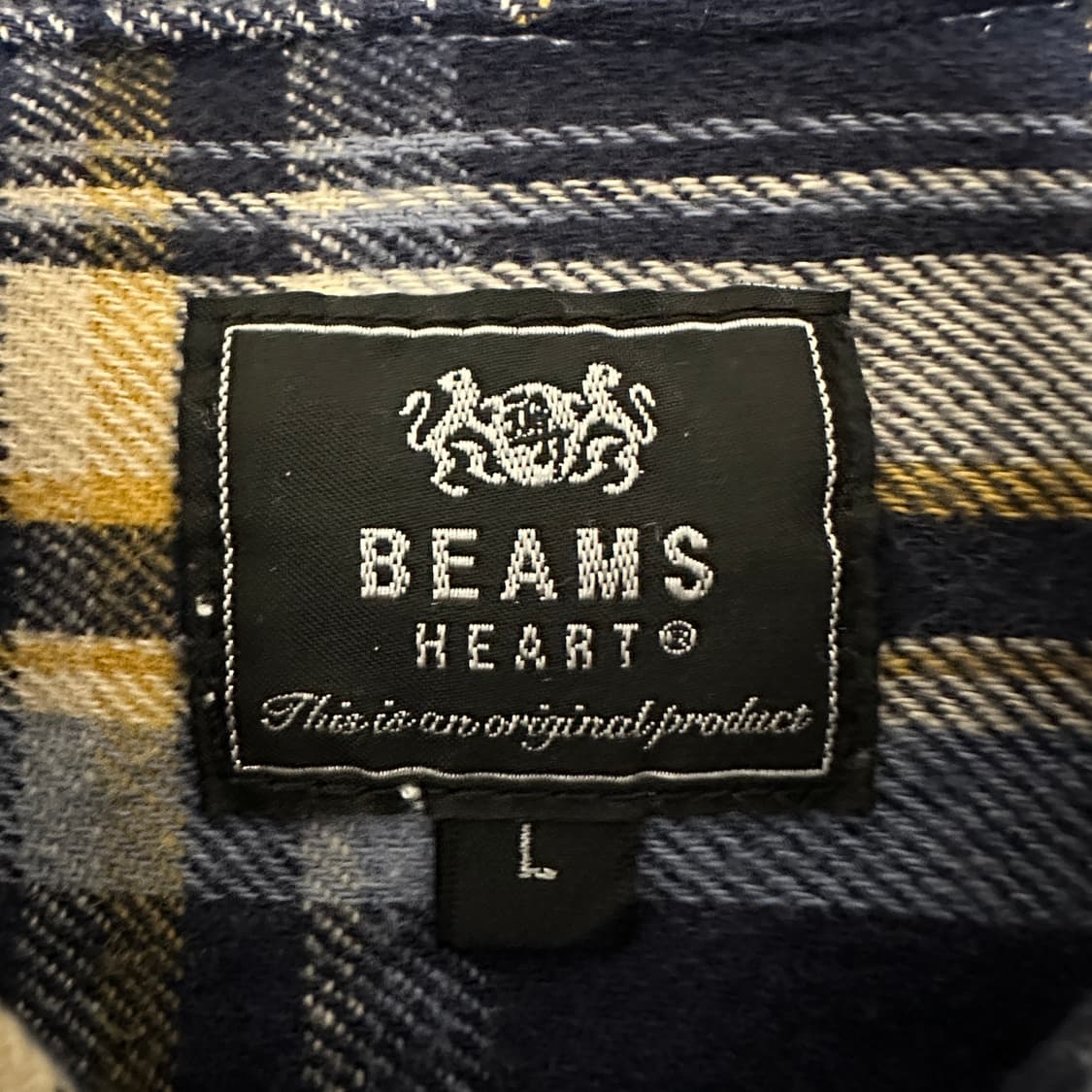BEAMS elbow corduroy check shirt 상품이미지3