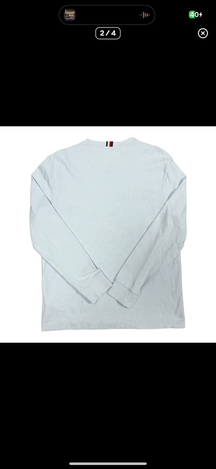  (바배) 타미힐피거 스카이블루 레귤러핏 롱슬리브 상품이미지2