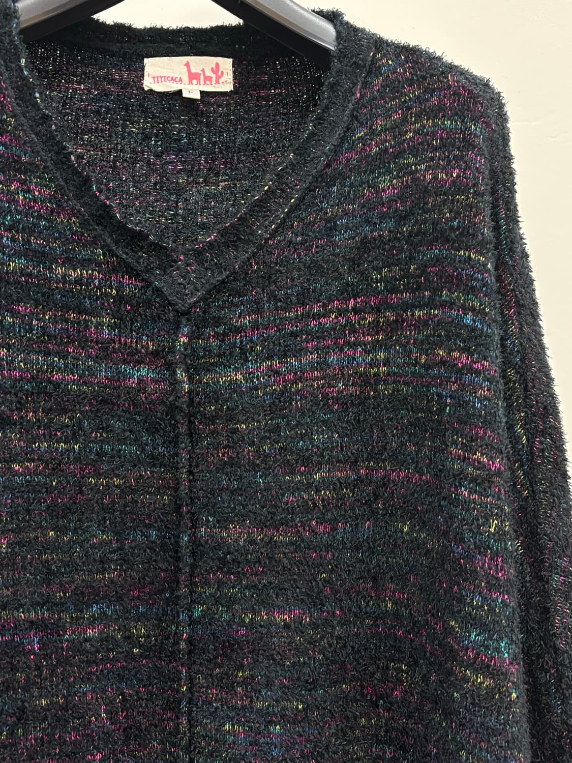 빈티지 히피 무지개 니트 상품이미지6