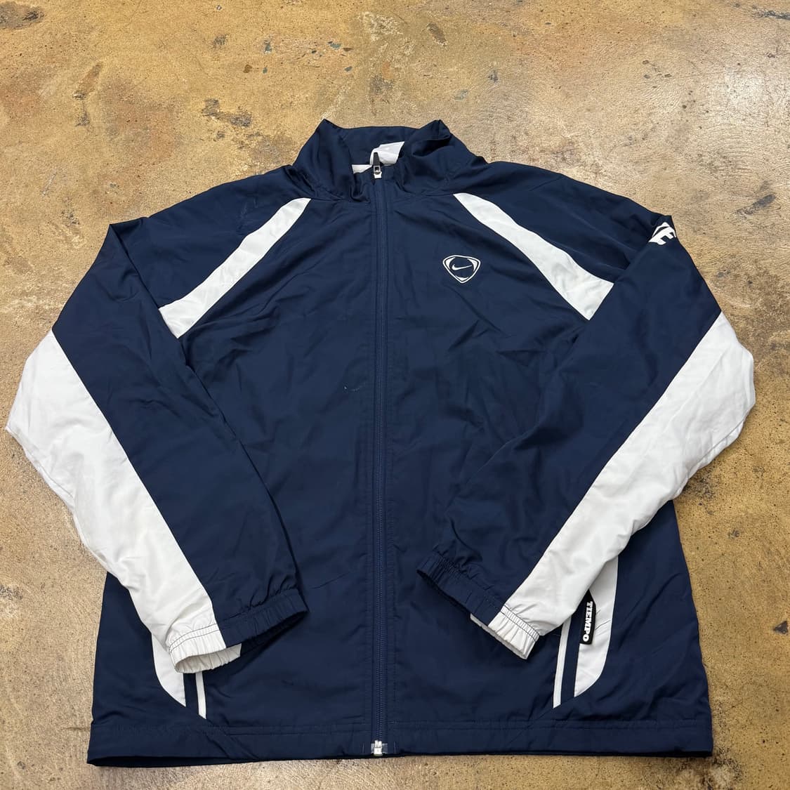 [정품/100] 나이키 네이비 화이트 바람막이 자켓 b19 상품이미지2