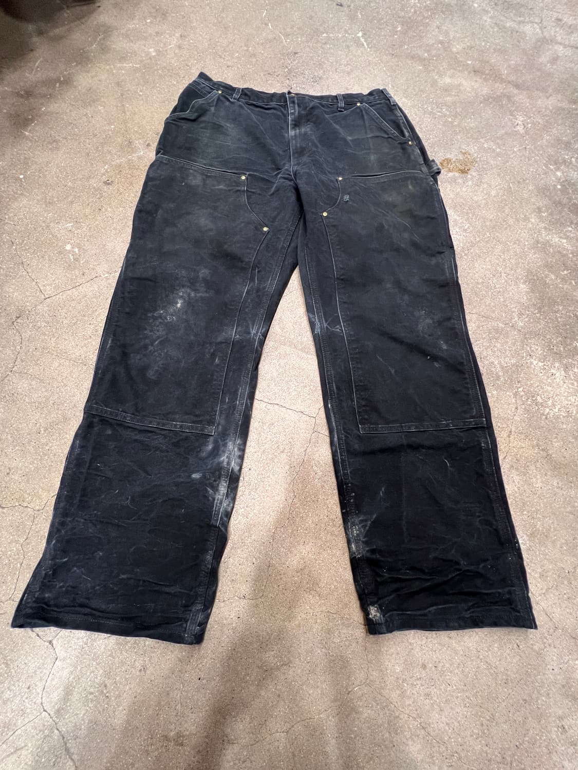 칼하트 더블니 루즈 오리지널핏 블랙 상품이미지1