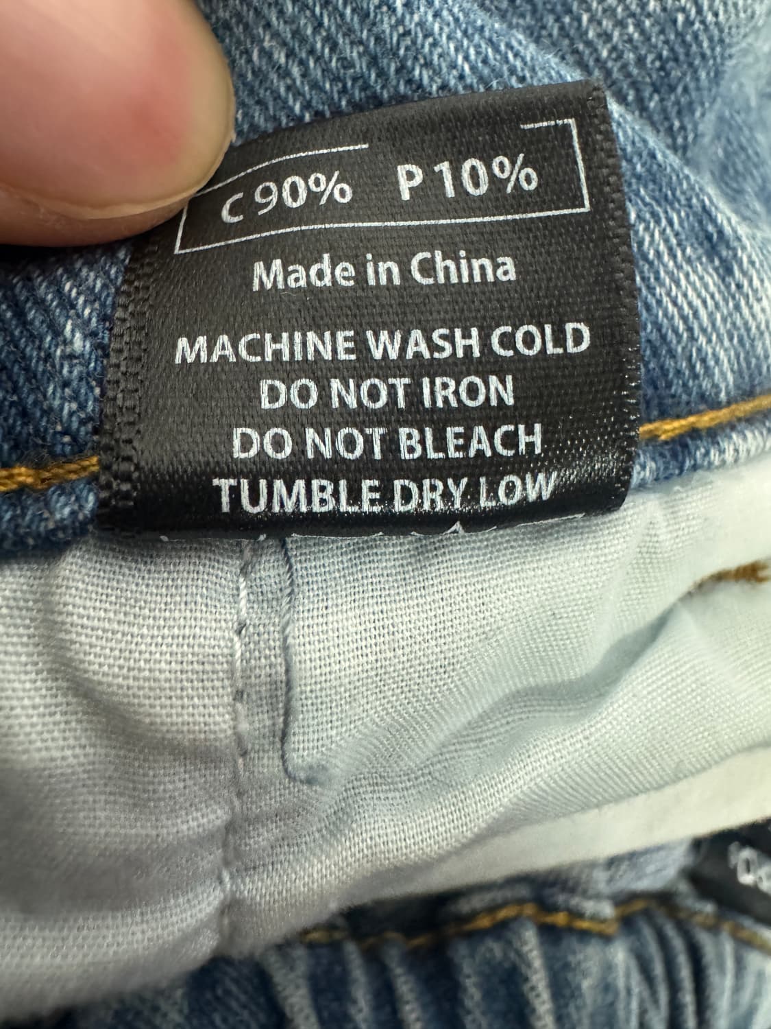 정품 낫포너드 중청 워싱 와이드 데님팬츠 M 29.1인치 상품이미지4