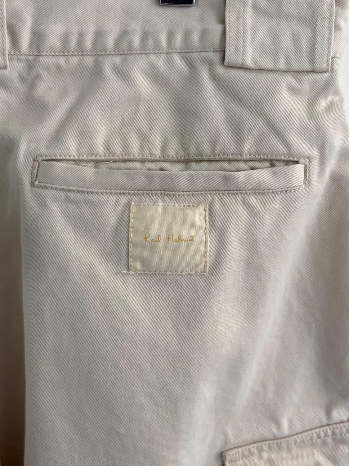 Karl Helmut 칼헬무트 핑크하우스 베이지 컨버터블 카고 팬츠 상품이미지4