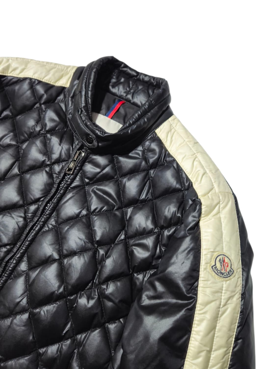 몽클레어 다이아몬드 퀄팅 바이커 다운 자켓 3 상품이미지3