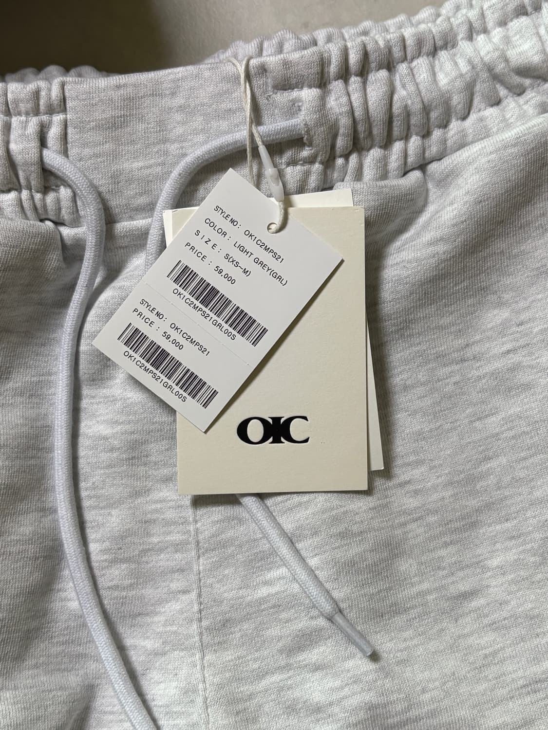 oioi 오아이오아이 컬렉션 베이직 돌핀 팬츠 그레이 상품이미지4