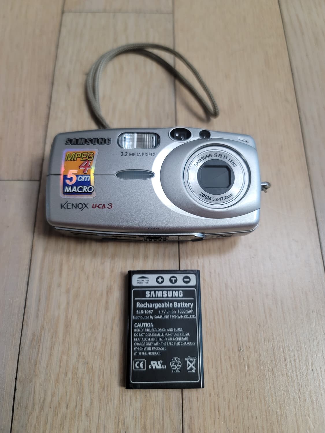 삼성 케녹스 u-ca3 디지털카메라 올드 빈티지 레트로 미니 디카 상품이미지1