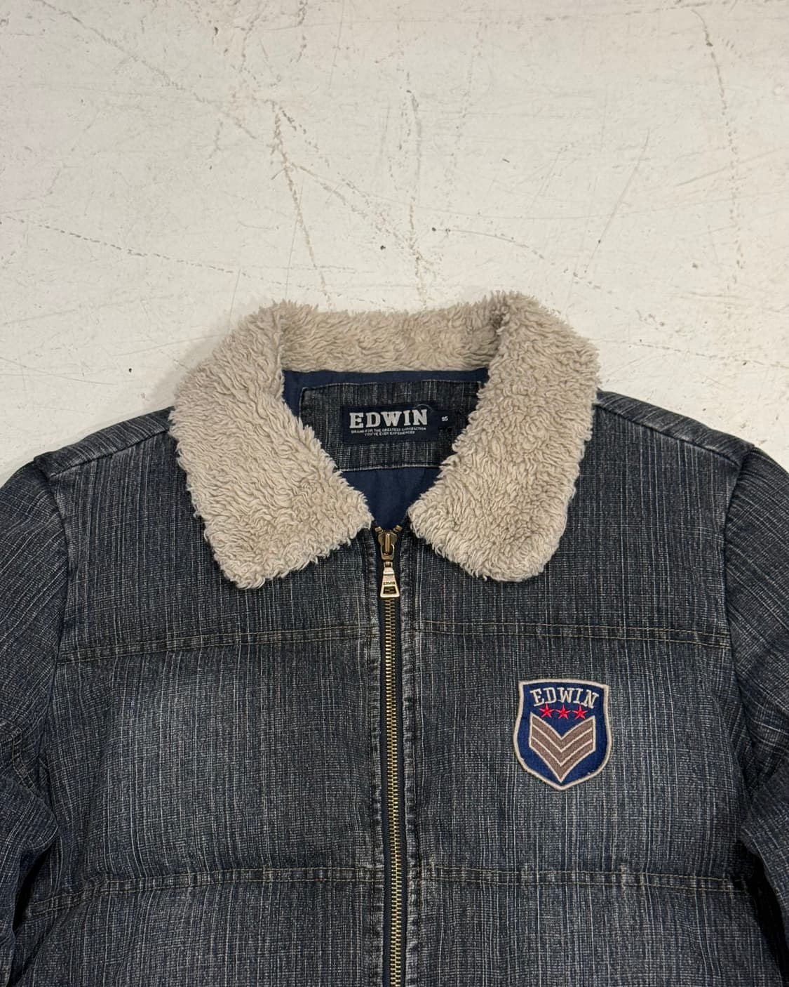 EDWIN 여성 데님 쉐르파 점퍼 상품이미지2