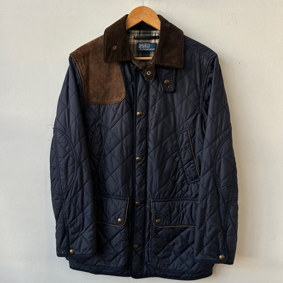 10415 - 폴로 랄프로렌 네이비 퀄팅 자켓 상품이미지1