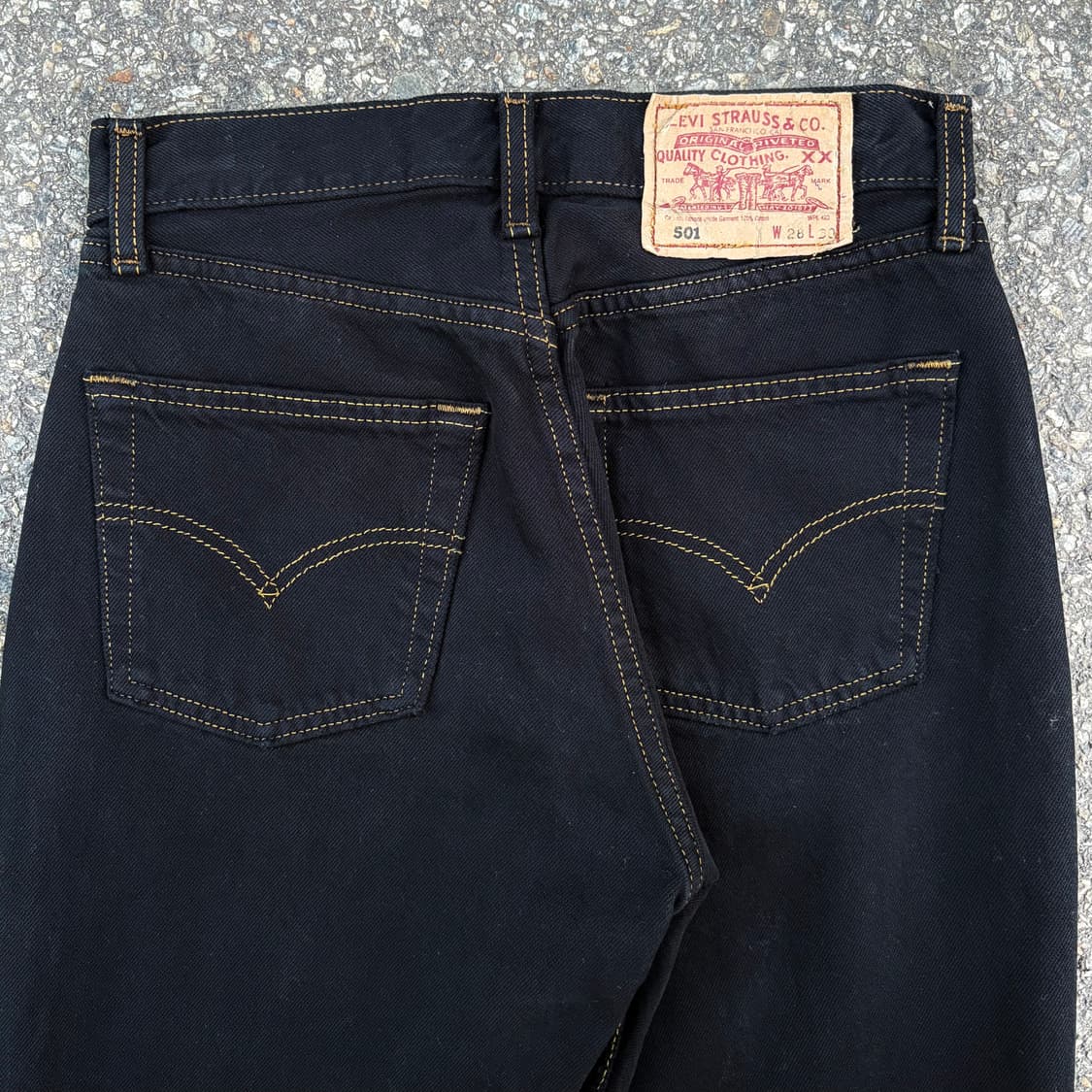 리바이스 501 블랙진 made in ENGLAND (26) 상품이미지4