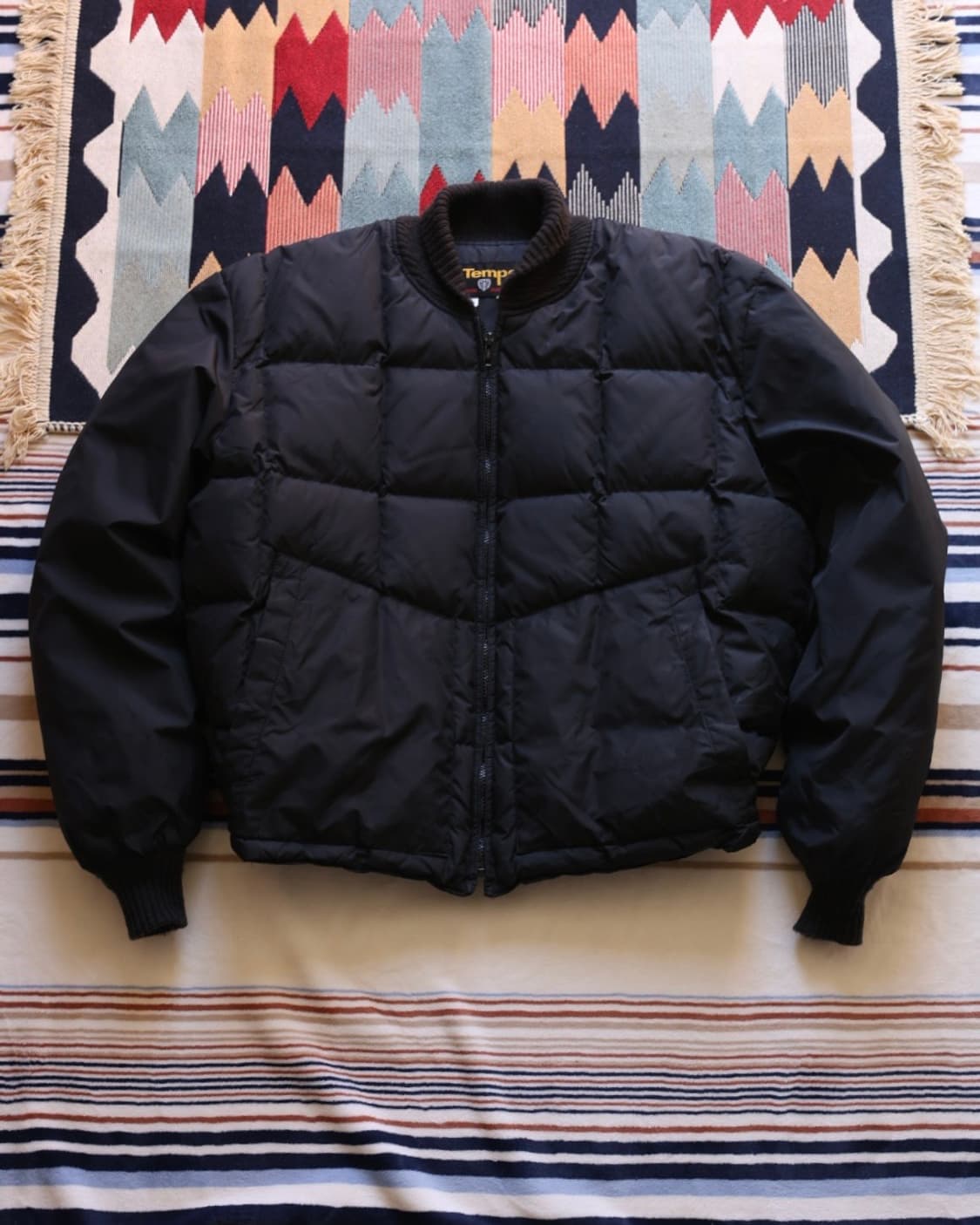 템포(tempco) 80s 퀼티드 구스다운 봄버 자켓 상품이미지1