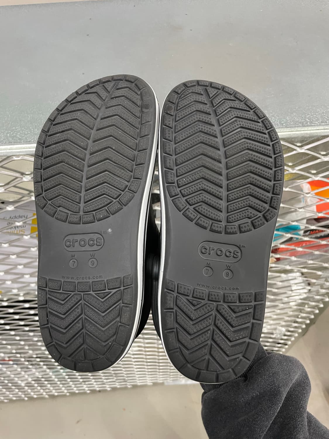 크록스 바야밴드 클로그 블랙 M7 상품이미지6